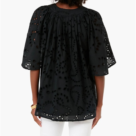 Black Eyelet Finley Flutter Sleeve Top
TUCKERNUCK - Picture 4 of 10